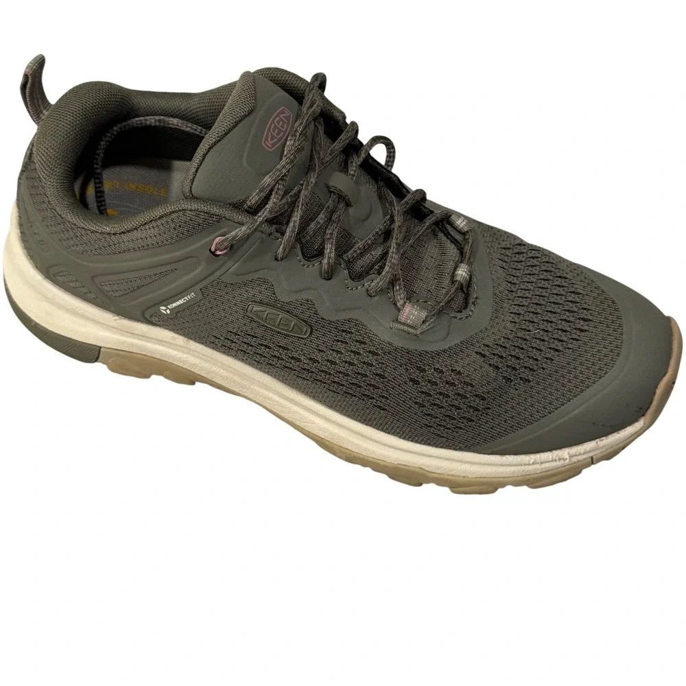 KEEN Terradora II Vent Hiking Shoes Women Size 8 Olive Green Low Top